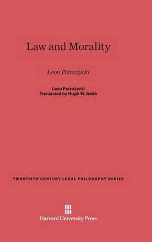 Law and Morality de Leon Petra¿ycki