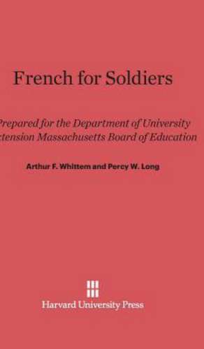 French for Soldiers de Arthur F. Whittem