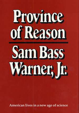 Province of Reason (Paper) de Sb Warner