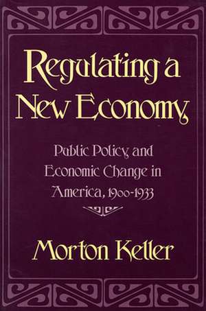 Regulating a New Economy – Public Policy Economic Change in America, 1900–1933 de Morton Keller