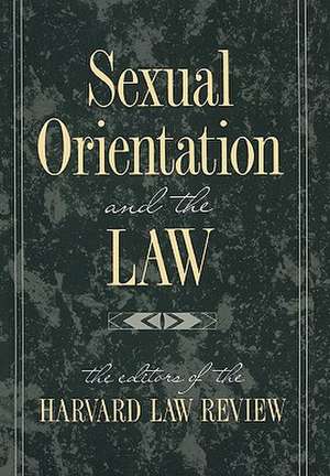 Sexual Orientation & the Law (Paper) de Harvard Law Rev Harvard