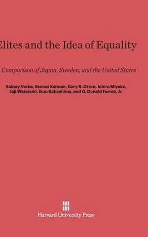 Elites and the Idea of Equality de Ichiro Miyake