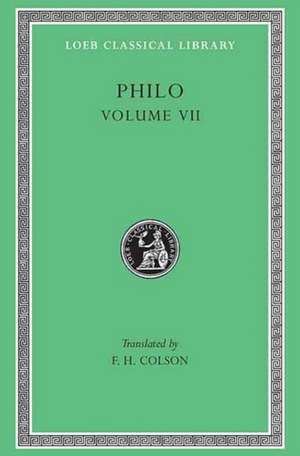 On the Decalogue. On the Special Laws, Books 1–3 L320 V 7 (Trans. Colson)(Greek) de Philo Philo