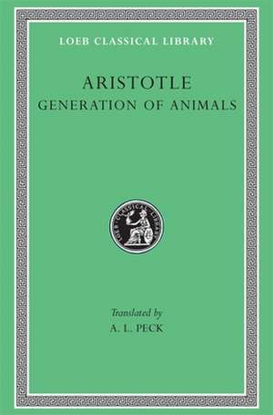 Generation of Animals de Aristotle Aristotle