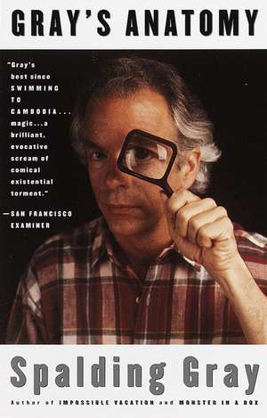 Gray's Anatomy de Spalding Gray