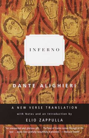 Inferno: A New Verse Translation de Dante Alighieri