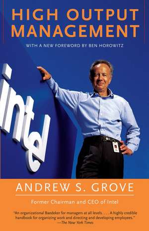 High Output Management de Andrew S. Grove