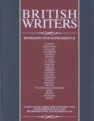 British Writers Retrospective: Supplement 2 de Jay Parini