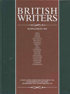 British Writers, Supplement XIV de Jay Parini