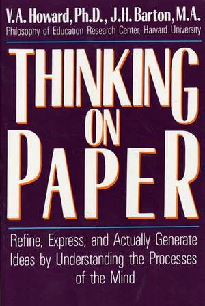 Thinking on Paper de V. a. Howard