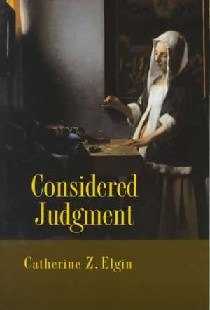 Considered Judgment de Catherine Z. Elgin