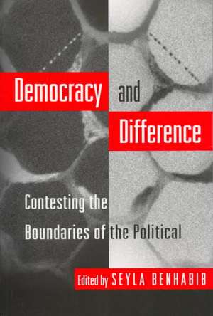 Democracy and Difference de Seyla Benhabib