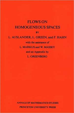 Flows on Homogeneous Spaces de Louis Auslander