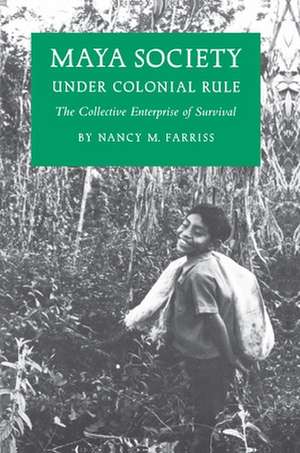 Maya Society under Colonial Rule – The Collective Enterprise of Survival de Nancy Marguerit Farriss