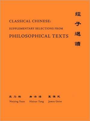 Classical Chinese (Supplement 4) de Naiying Yuan