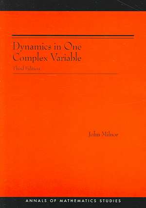 Dynamics in One Complex Variable de John Milnor