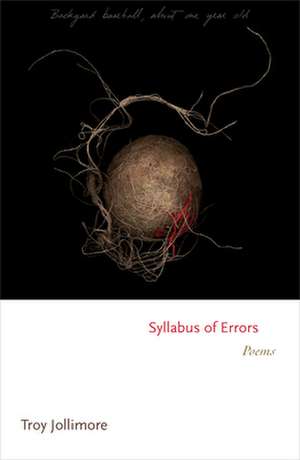 Syllabus of Errors de Troy Jollimore