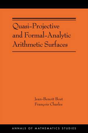 Quasi-Projective and Formal-Analytic Arithmetic Surfaces de Jean-Benoît Bost