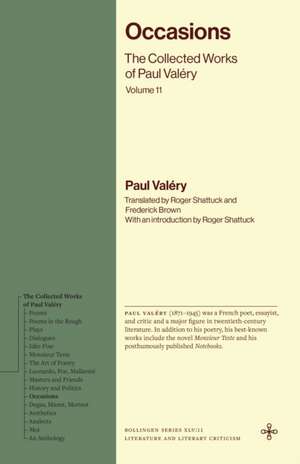 Occasions de Paul Valery
