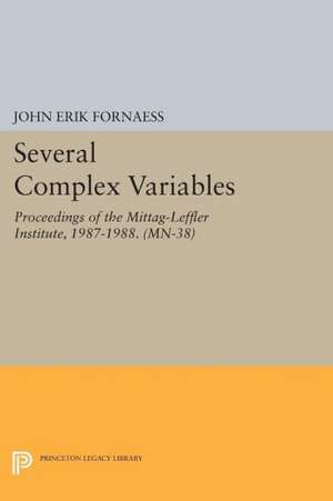 Several Complex Variables de John Erik Fornaess