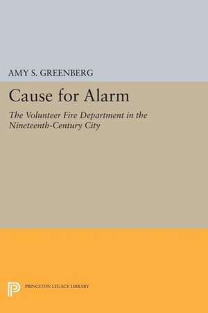 Cause for Alarm – The Volunteer Fire Department in the Nineteenth–Century City de Amy S. Greenberg