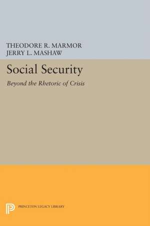 Social Security de Theodore R. Marmor