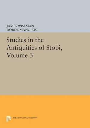 Studies in the Antiquities of Stobi, Volume 3 de James Wiseman