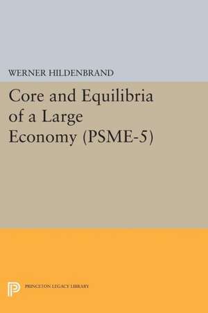 Core and Equilibria of a Large Economy. (PSME–5) de Werner Hildenbrand