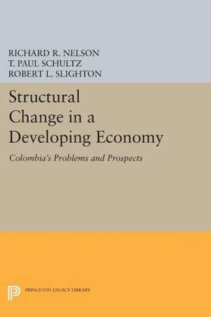 Structural Change in a Developing Economy – Colombia`s Problems and Prospects de Richard R. Nelson