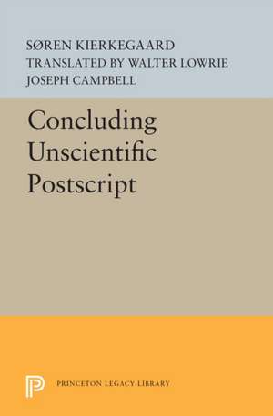 Concluding Unscientific Postscript de Søren Kierkegaard