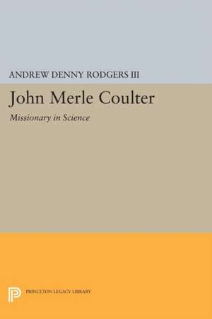 John Merle Coulter de Andrew Denny Rodgers