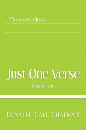 Just One Verse