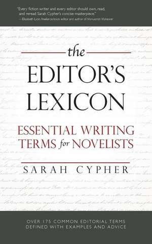 The Editor's Lexicon de Sarah Cypher