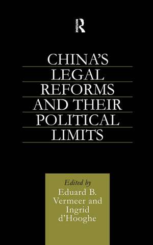 China's Legal Reforms and Their Political Limits de Ingrid Hooghe