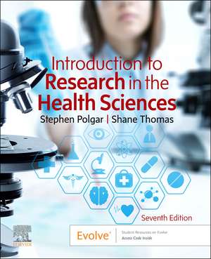 Introduction to Research in the Health Sciences de Stephen Polgar