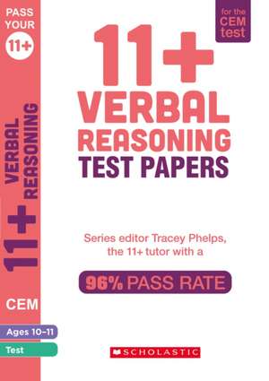 Phelps, T: 11+ Verbal Reasoning Tests Ages 10-11 de Tracey Phelps