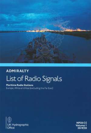 Admiralty List of Radio Signals Volume 1 Part 1 - Maritim Radio Stations (Europe, Africa & Asia - Excluding the far East)