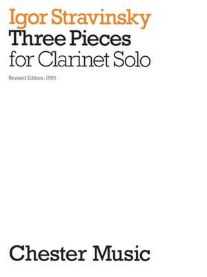 Three Pieces for Clarinet Solo de Igor Stravinsky