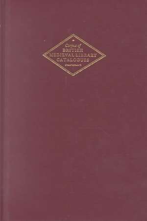 Cbmlc Vol 1 the Frairs Lib de K. W. Humphreys