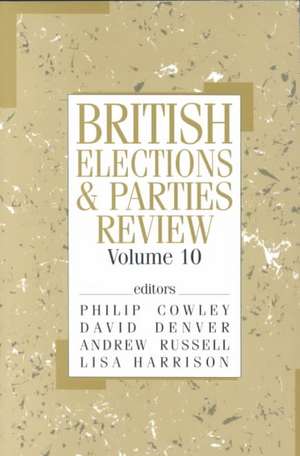 British Elections & Parties Review de Philip Cowley