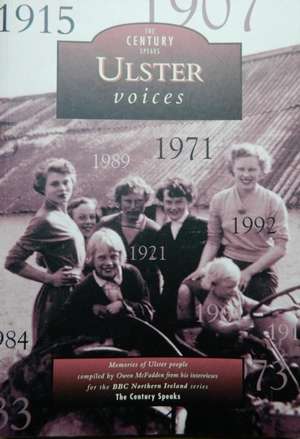 Ulster Voices de Owen McFadden