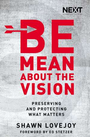 Be Mean About the Vision: Preserving and Protecting What Matters de Shawn Lovejoy