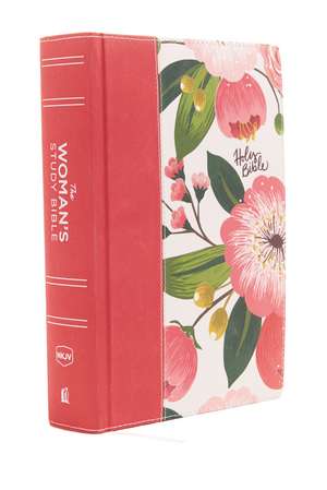 NKJV, The Woman's Study Bible, Cloth over Board, Pink Floral, Red Letter, Full-Color Edition: Receiving God's Truth for Balance, Hope, and Transformation de Dorothy Kelley Patterson