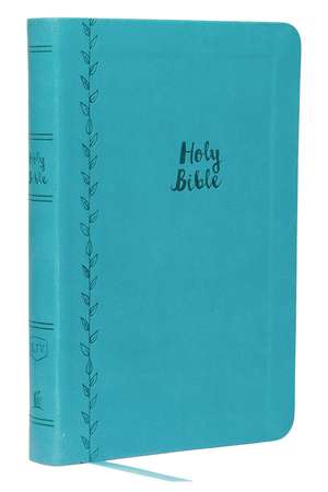 KJV Holy Bible: Value Large Print Thinline, Blue Leathersoft, Red Letter, Comfort Print: King James Version: Holy Bible, King James Version de Thomas Nelson