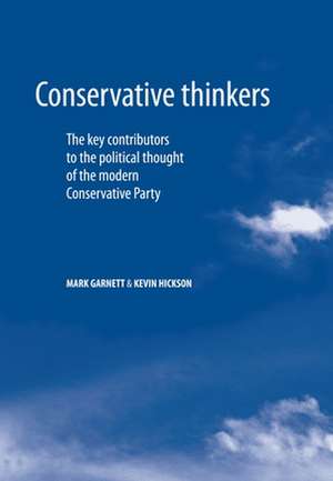 Conservative Thinkers de Mark Garnett