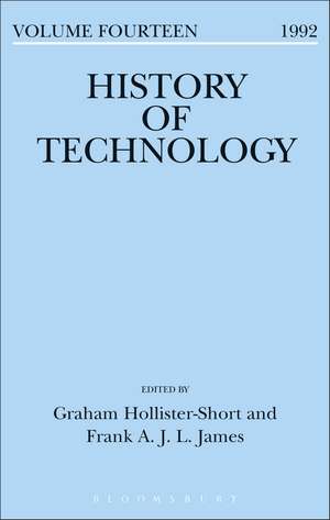 History of Technology Volume 14 de Dr. Graham Hollister-Short