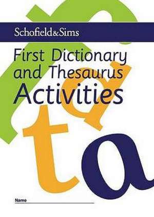 First Dictionary and Thesaurus Activities de Carol Matchett