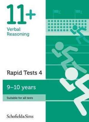 11+ Verbal Reasoning Rapid Tests Book 4: Year 5, Ages 9-10 de Schofield & Sims