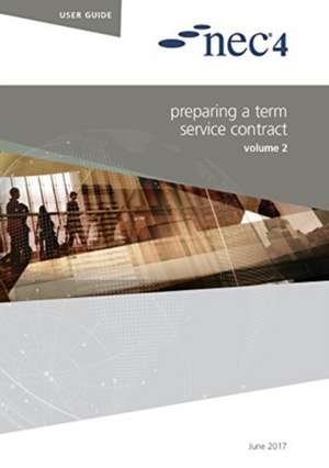 NEC4: Preparing a Term Service Contract de Nec Nec