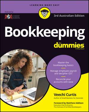 Bookkeeping for Dummies - Australia de Veechi Curtis